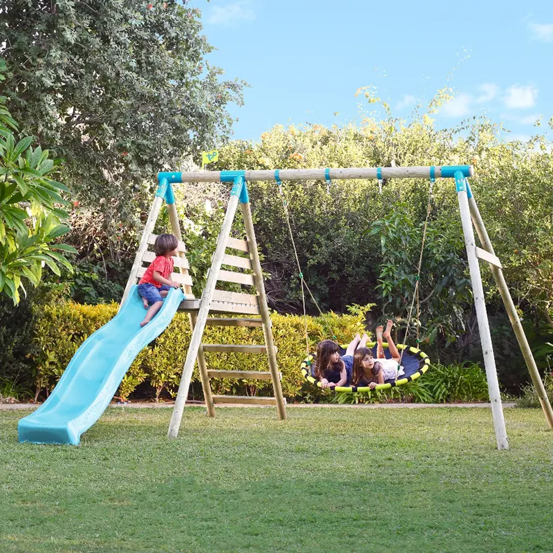 Tp Fiordland Wooden Swing Set And Slide – Dublin Collection Or Delivery Only (Pre-Order By June 14) 1