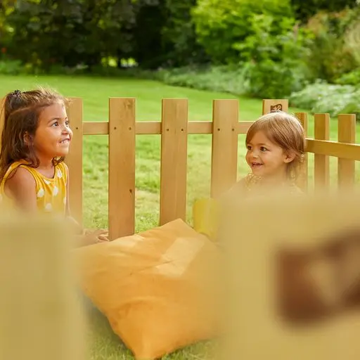 Tp Toys Wooden Picket Fence – Cottage Playhouse Accessory 1
