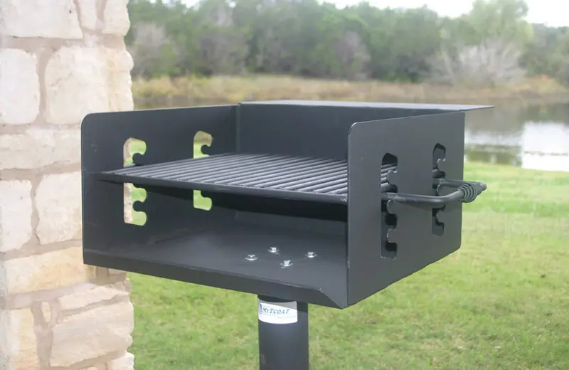 Traditional Camp-Style Grill For Outdoor Recreation Areas 1
