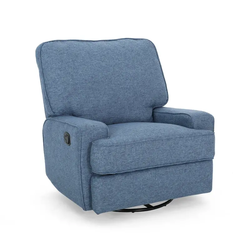 Traditional Swivel Glider Recliner For Living Or Nursery Use - Nh175703 1