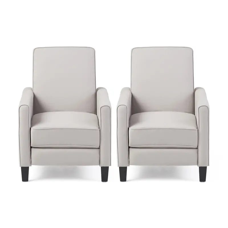Two-Piece Contemporary Fabric Recliner Set – Nh562213 1