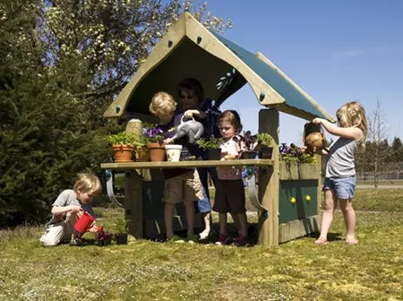 Ultra Play Green Thumb Potting Shed Play Area 1