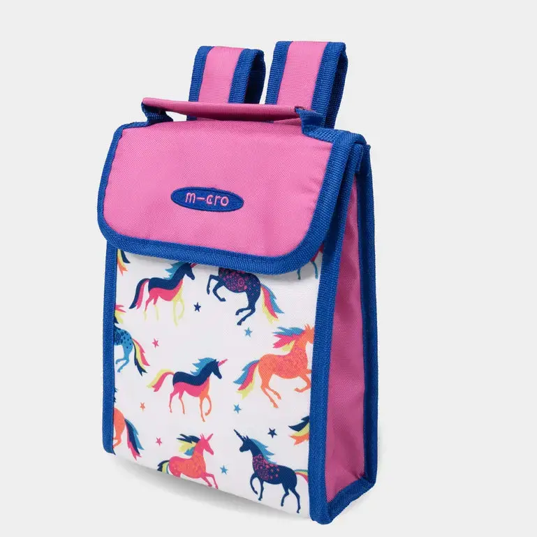 Unicorn-Print Reusable Velcro Lunch Bag For Kids 1