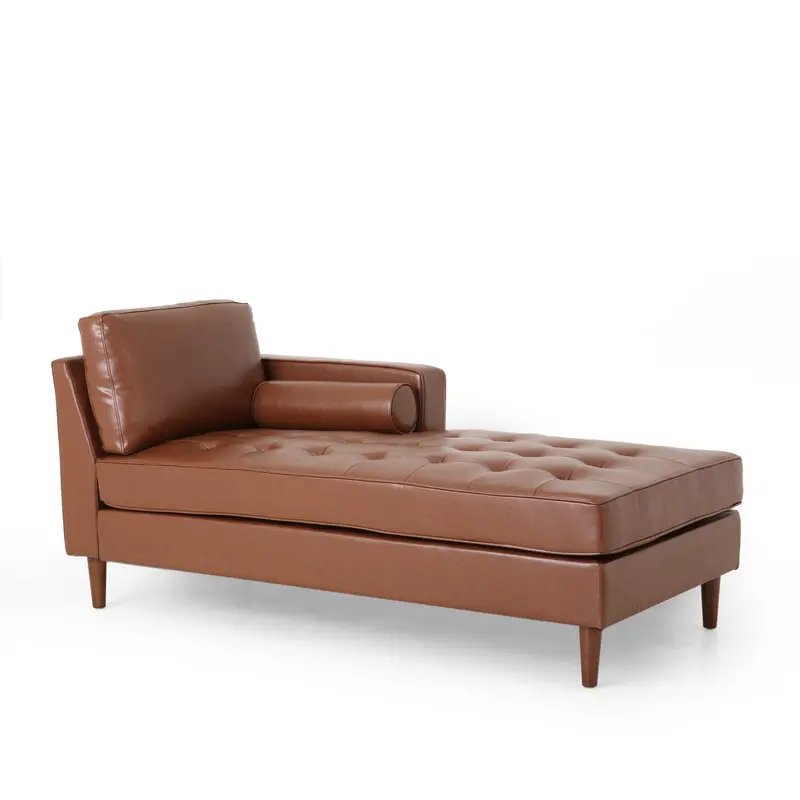 Upholstered Tufted Chaise Lounge – Stylish Lounge Seating With Tailored Detailing - Nh345413 1