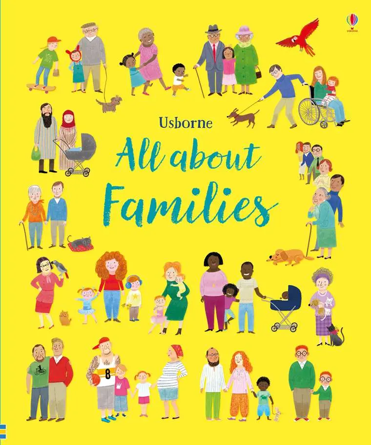 Usborne All About Families – Illustrated Children’S Book On Diverse Family Life 1