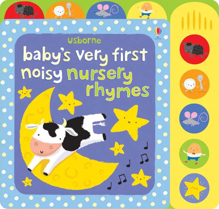 Usborne Baby’S First Noisy Book: Nursery Rhymes With Sound Buttons 1