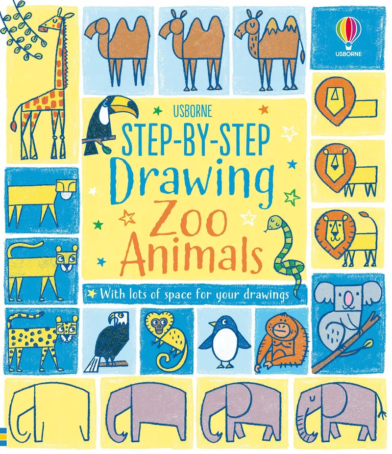 Usborne Step-By-Step Drawing Guide: Zoo Animals 1