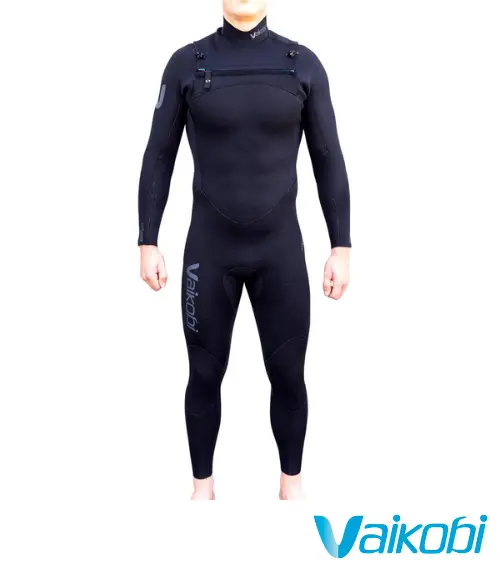 Vaikobi Flexforce 4/3Mm Front-Zip Steamer Wetsuit – Thermal Water Sports Suit 1