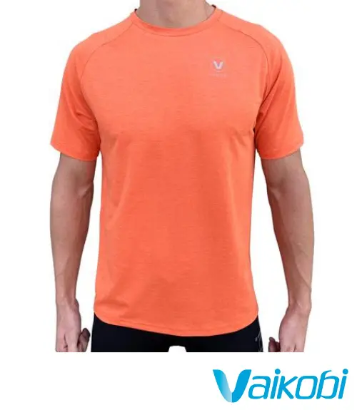 Vaikobi Uv Protection Short-Sleeve Tech Tee – Fluorescent Orange 1