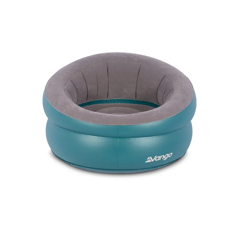 Vango Flocked Donut Inflatable Chair – Teal Finish 1