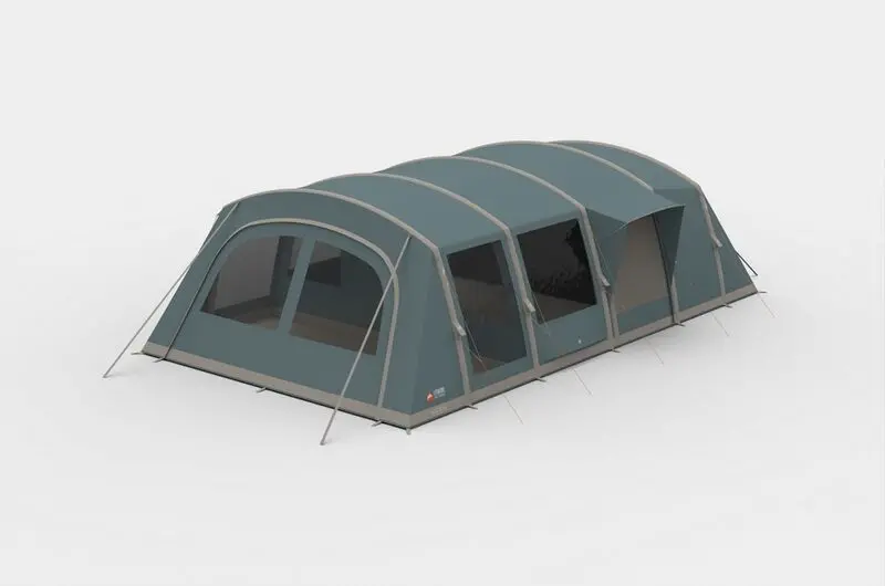 Vango Lismore Air 700Dlx Tent Package – Deluxe 7-Person Inflatable Tent With Extended Living Area 1