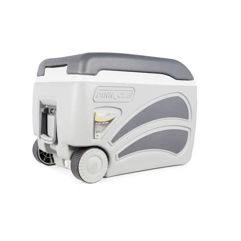 Vango Pinnacle Wheeled 45L Insulated Cool Box – Grey 1