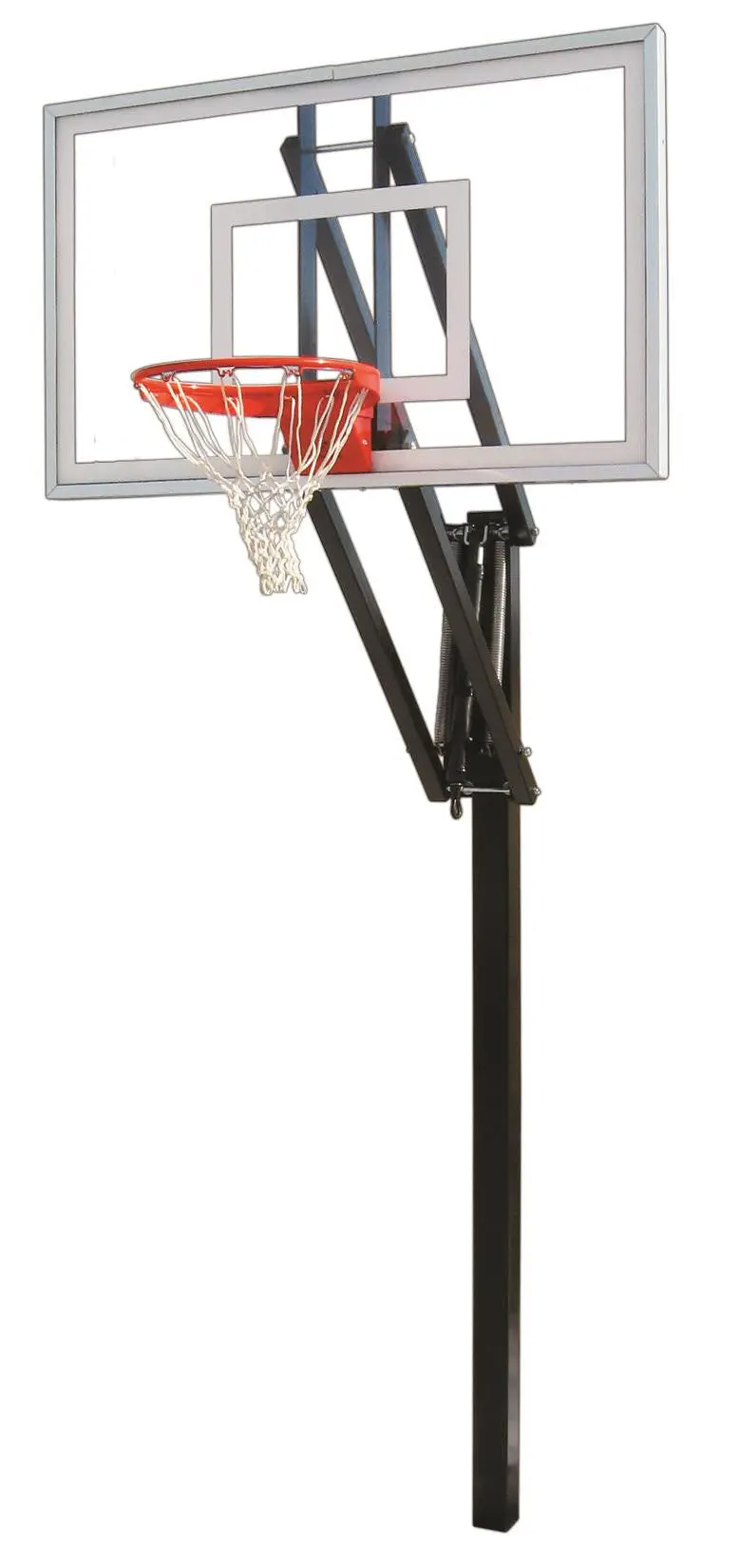 Vector Nitro In-Ground Basketball Hoop – 60" Tempered Glass, High-Performance Outdoor Setup 1