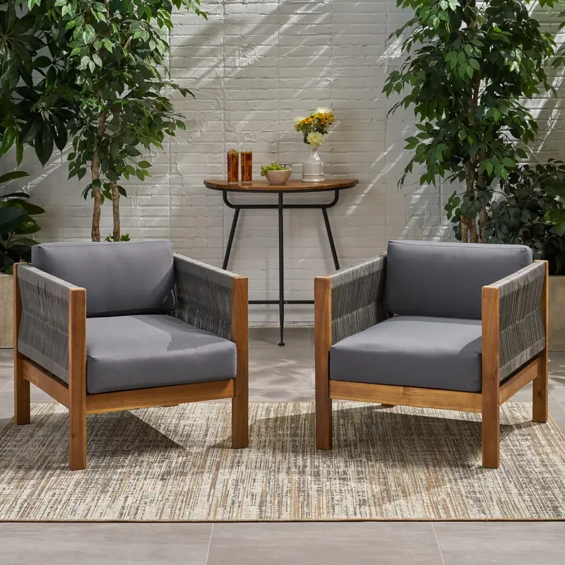 Versatile Outdoor Club Chairs (2-Piece Set) – Nh832013 1