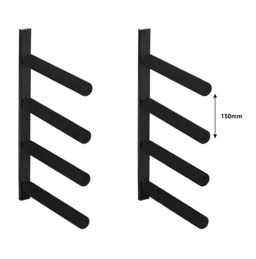 Wall-Mounted Surfboard Rack – Surflogic Space-Saving Design 1