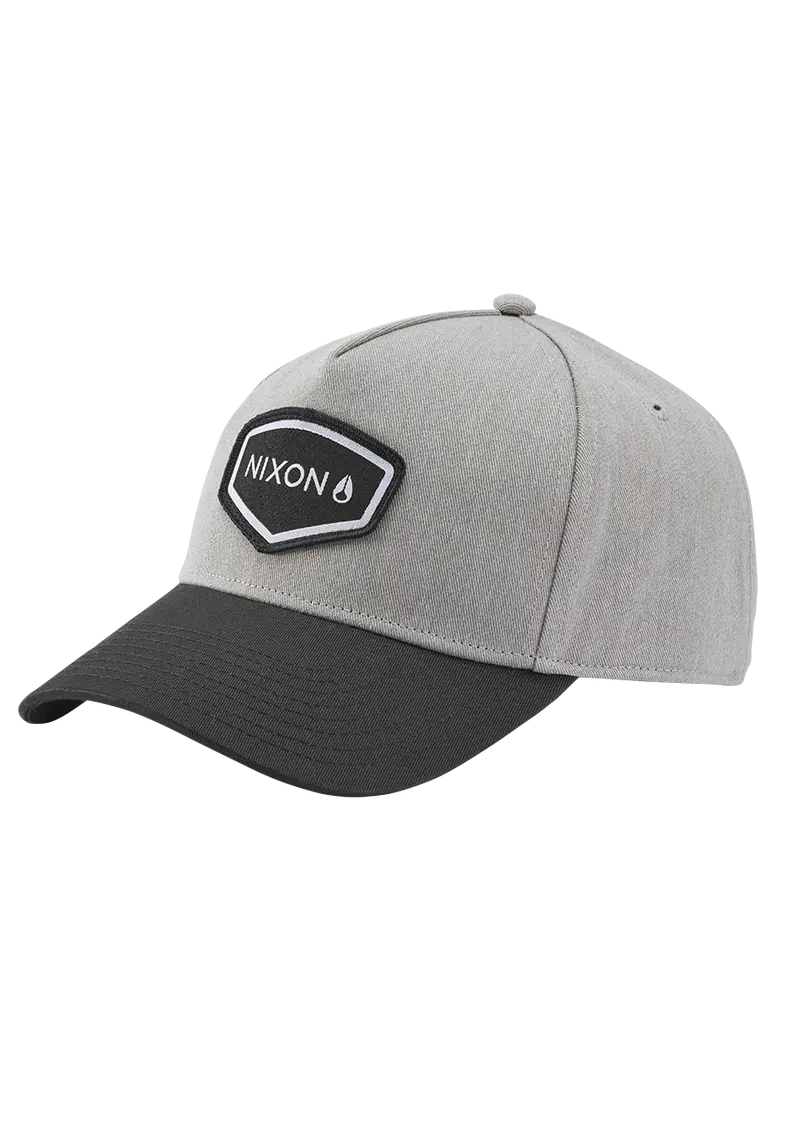 Watts Classic Snapback – Heather Gray Crown With Black Visor 1