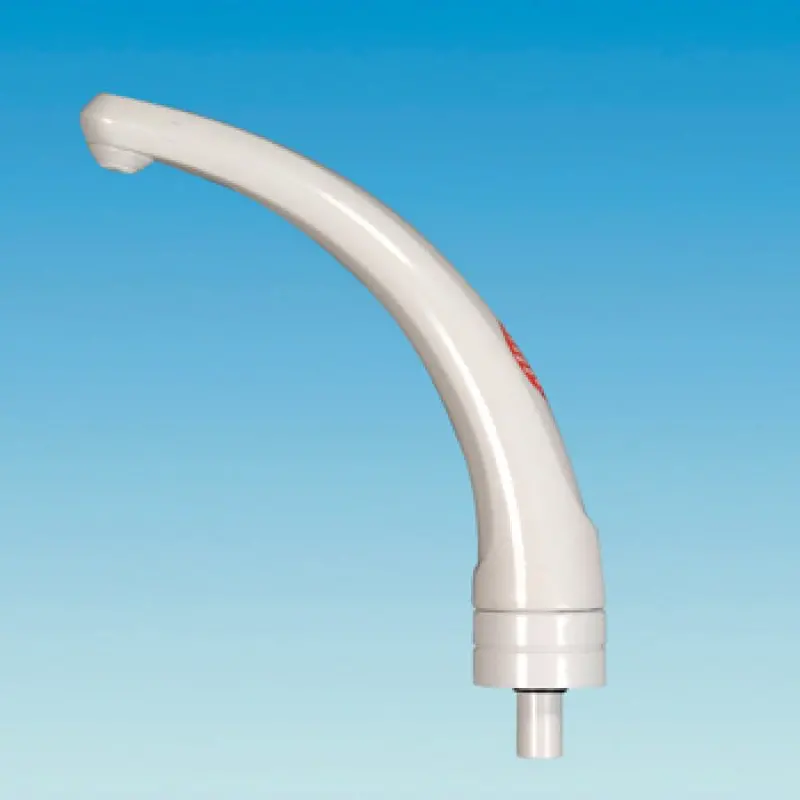 Whale Elegance Long-Outlet Tap – Sleek White Finish 1