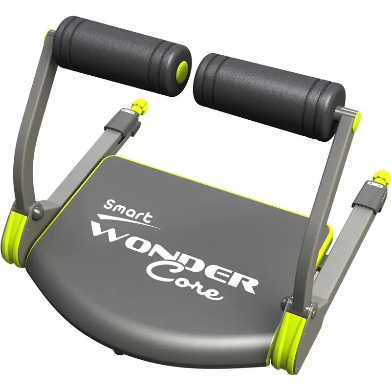 Wonder Core Smart Rotational Trainer – Compact Home Gym Equipment (Black/Green) 1