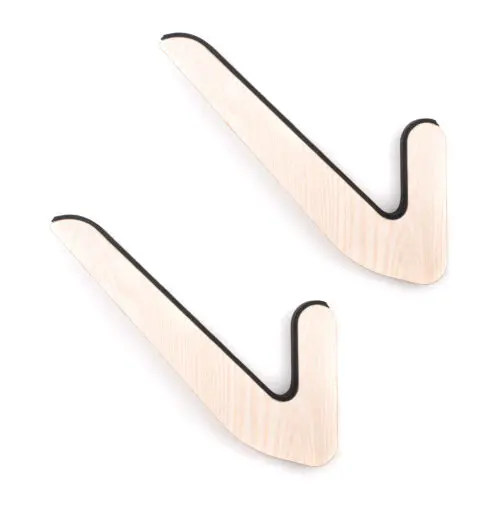 Wooden Longboard Wall Rack – Surflogic Natural Finish 1