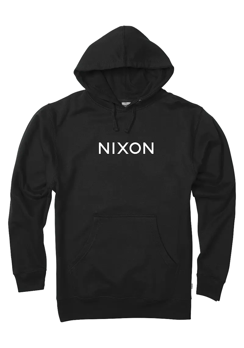 Wordmark Pullover Hoodie In Black 1
