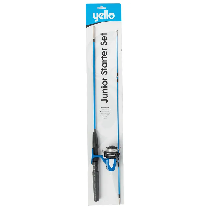 Yello Beginner Fishing Kit For Juniors – Rod And Reel Combo 1