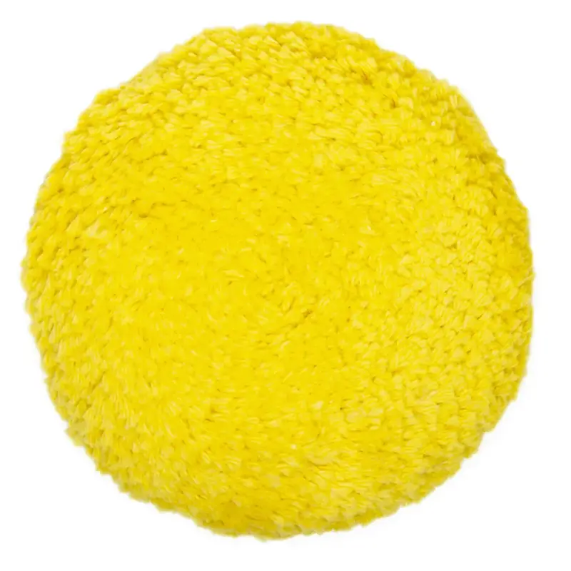 Yellow 7.5-Inch Twisted Wool Buffing Pad 1
